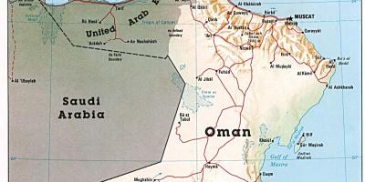 Oman zemljevid mesta