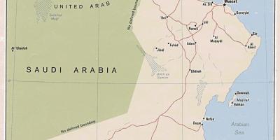 Zemljevid sohar Oman