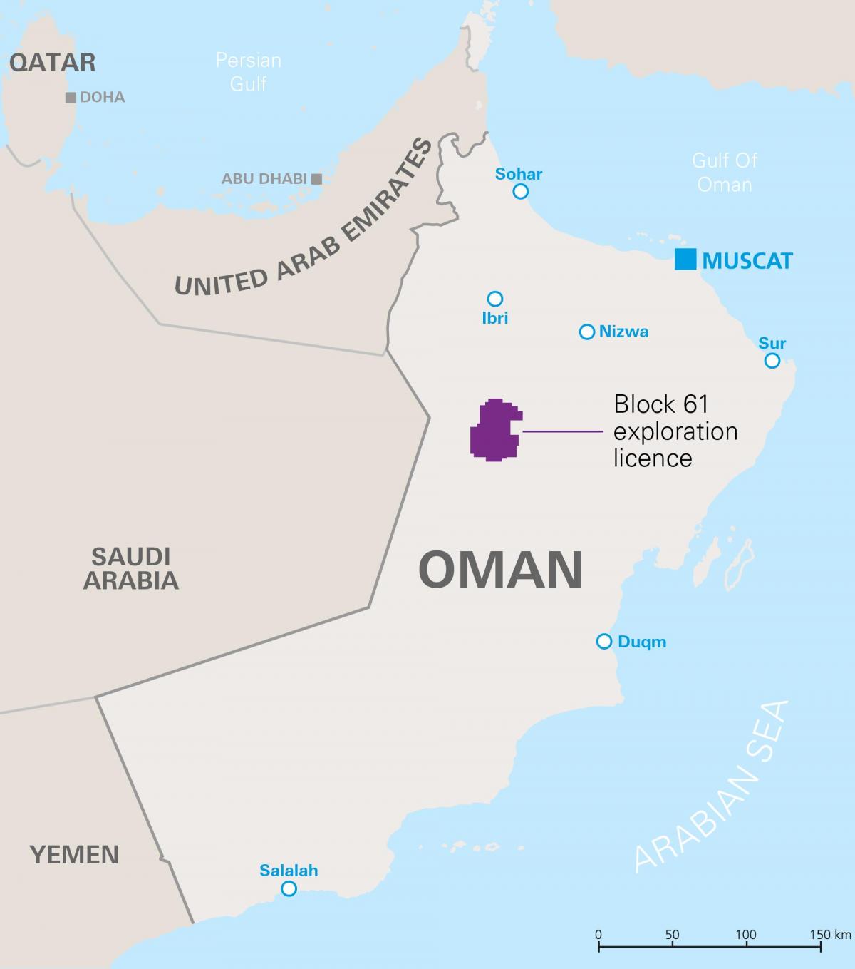 zemljevid khazzan Oman